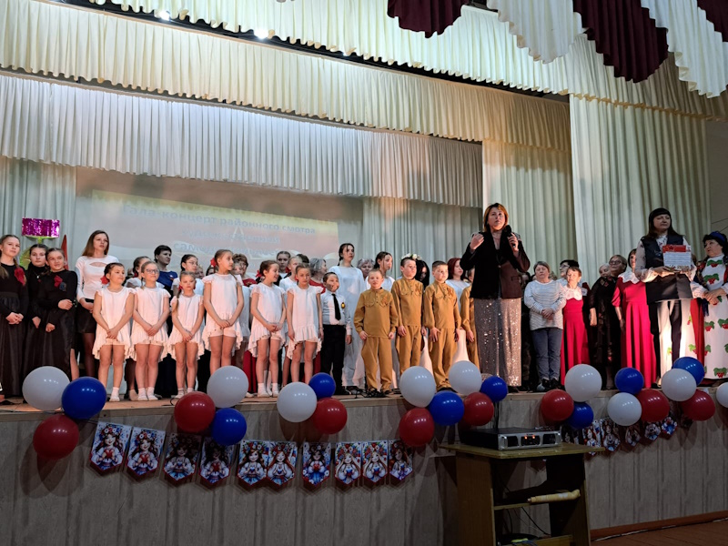 Гала-концерт районного смотра художественной самодеятельности &amp;quot;Голос Победы: 80 лет спустя&amp;quot;.