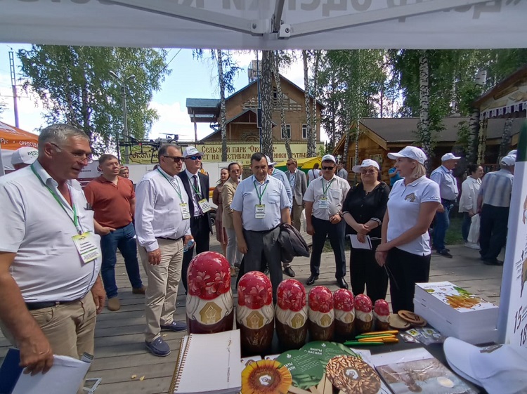 Алтайские специалисты приняли участие в «Дне поля» Томской области.